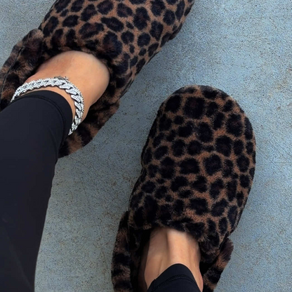 Fuzzy Lined Clogs with Adjustable Heel Strap