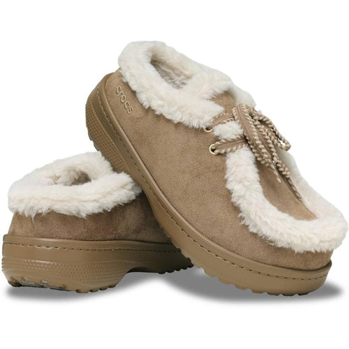 Fuzzy Lined Moccasin Clog Shoes